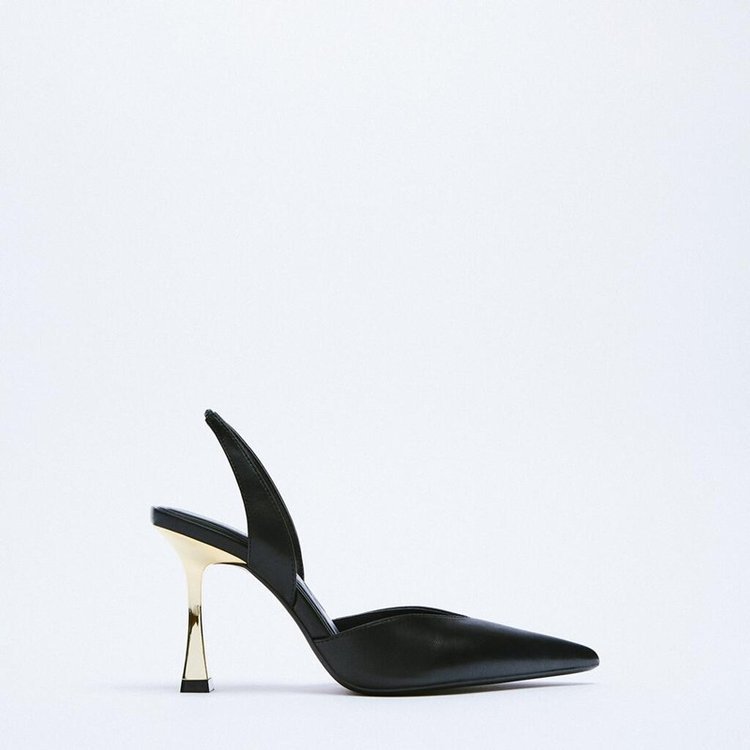 BARBARA mules in smooth leather Black | Womens Mules And Pumps