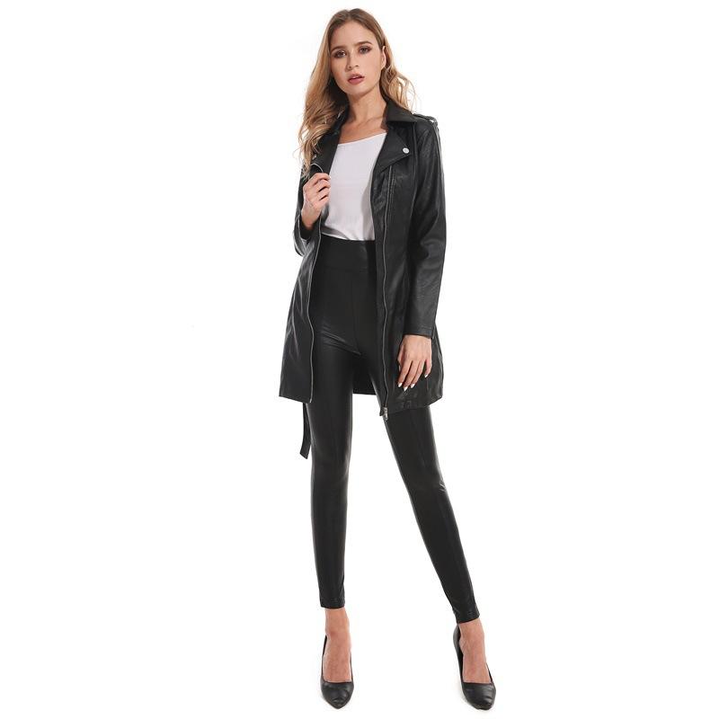 biker coat in lambskin Black | Womens Leather And Coats