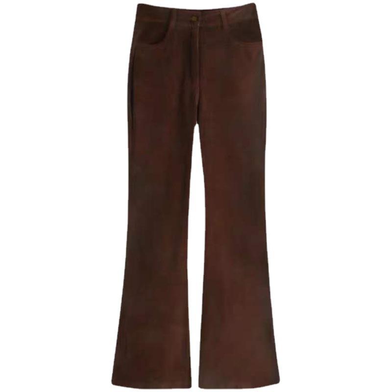 bootcut pants in corduroy Brown | Womens Denim