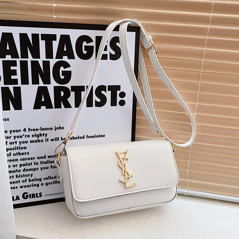 CASSANDRE phone holder in smooth leather Blanc Vintage | Womens Crossbody Bags