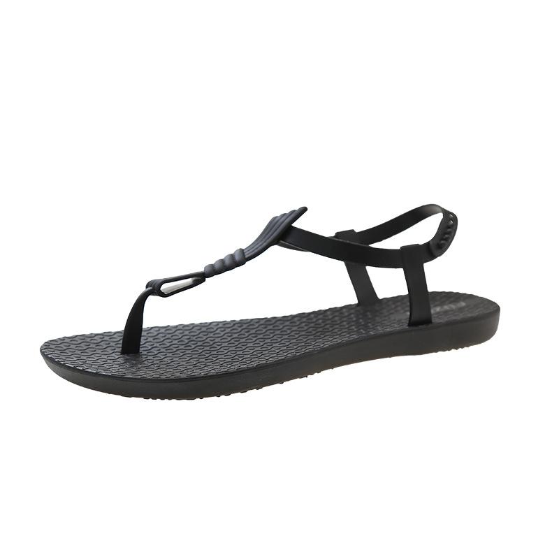 CASSANDRE sandals in glazed leather Black | Mens Sandals