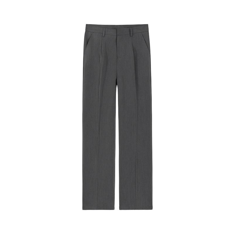 Flared Pants in Prince Of Wales Flannel Noir Craie | Womens Jackets And Pants