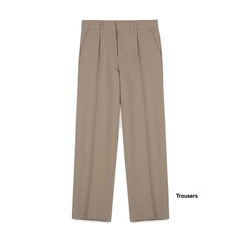 Flared Pants in Wool Gabardine Beige | Womens Jackets And Pants