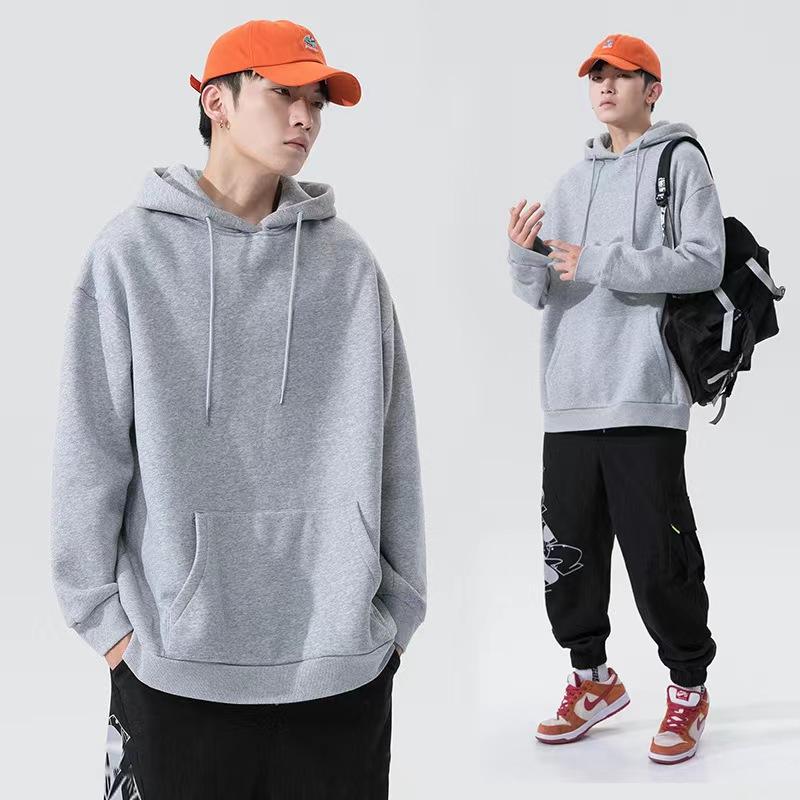 High-Neck Sweatshirt Gris Chine | Mens Jersey