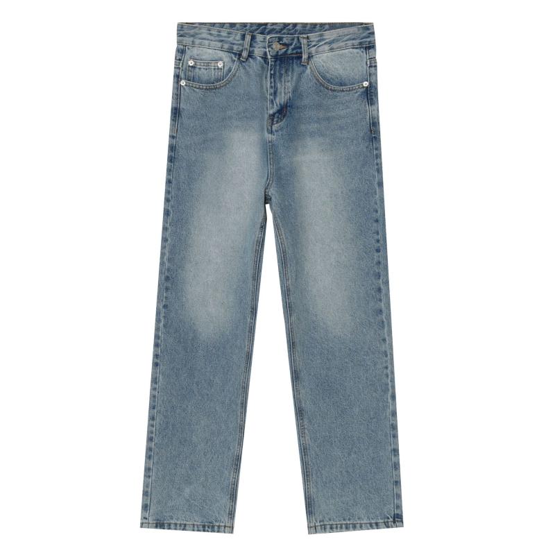 Long Baggy Jeans in Charlotte Blue Denim Charlotte Blue | Mens Denim