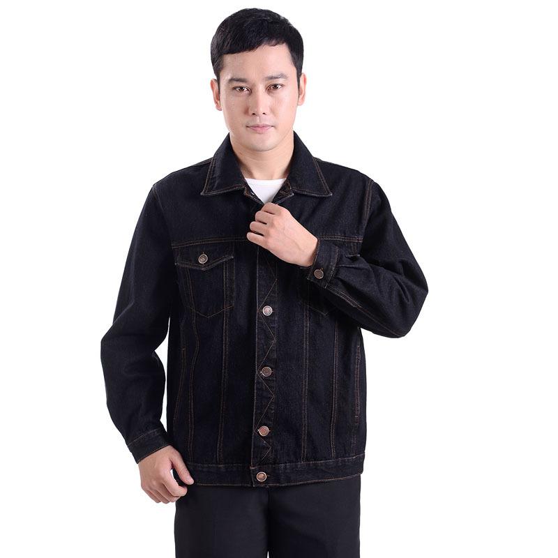 Oversized Jacket in Dark Blue Black denim Dark Blue Black | Mens Denim