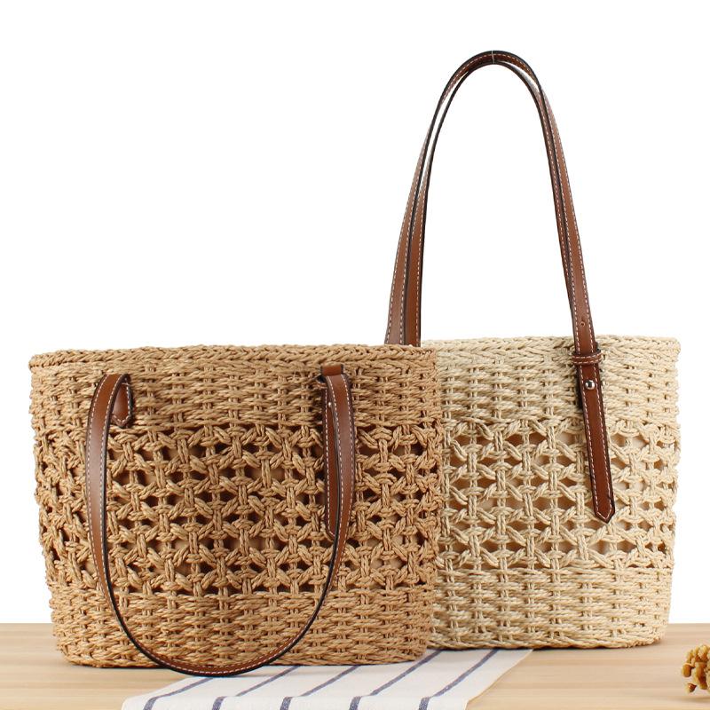 PANIER Medium bag in raffia Naturel | Womens Paniers And Totes