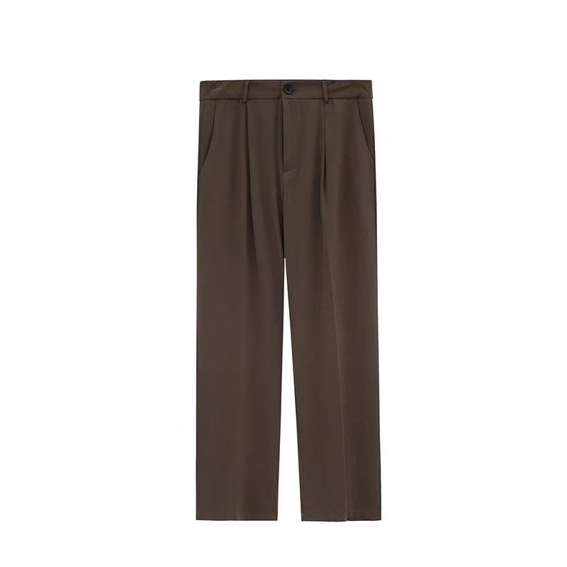 pants in silk crepe Chocolat | Womens Jackets And Pants