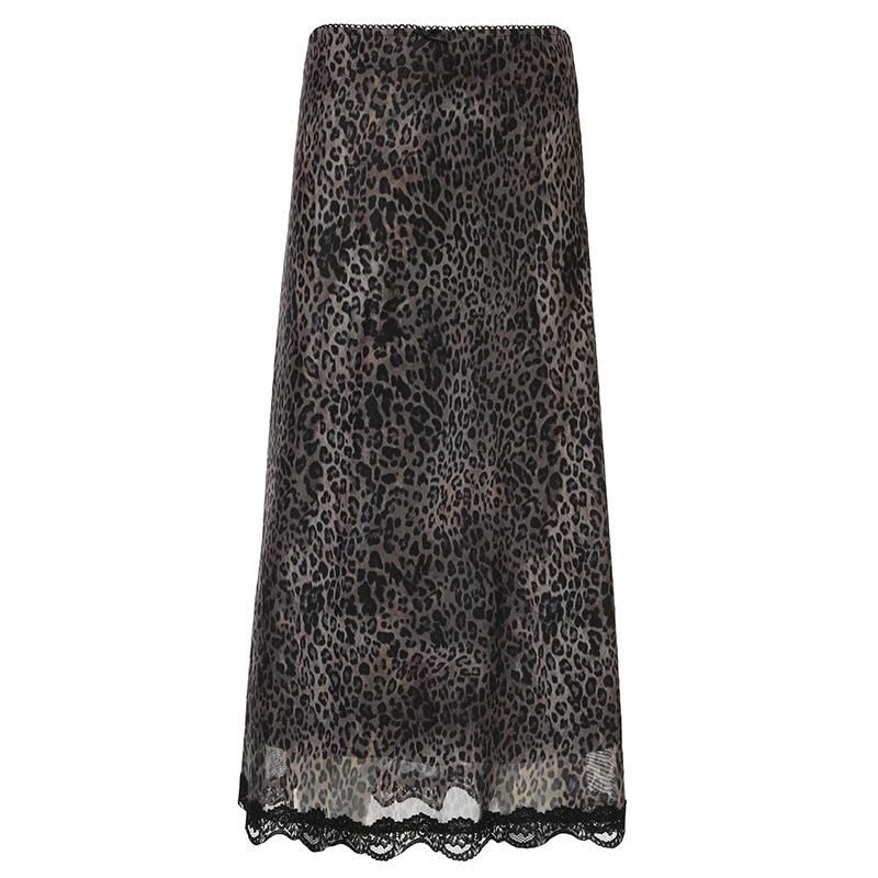 Pencil Skirt in Lace Chocolat | Womens Dresses And Skirts