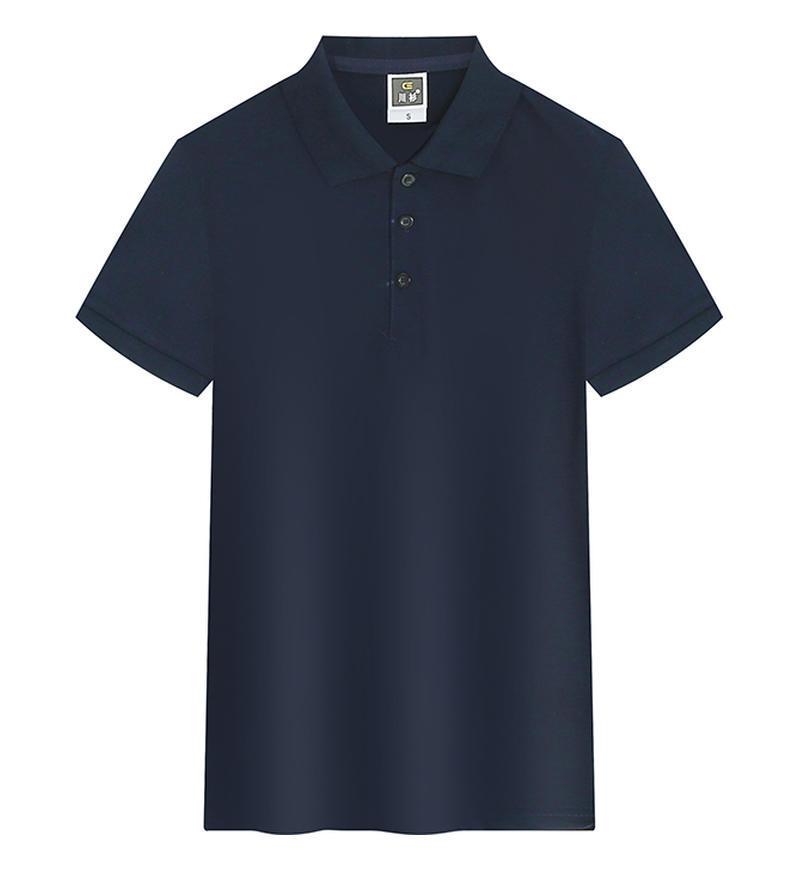 Polo Shirt Cassandre in Cotton Piqué Navy | Mens Jersey