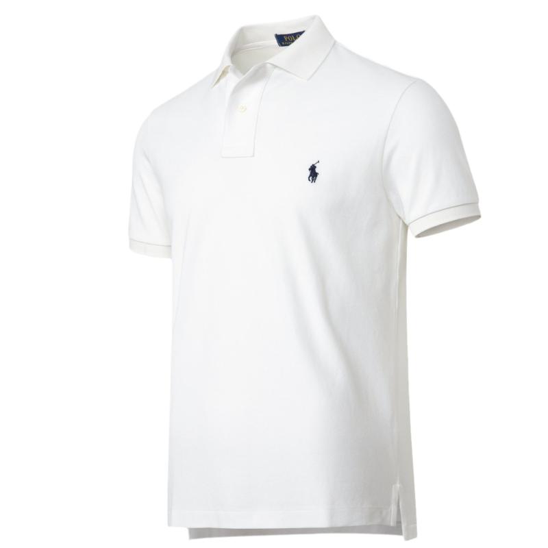 Polo Shirt Cassandre in Cotton Piqué Yellow And Blue | Mens Jersey