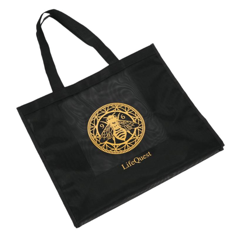 RIVE GAUCHE tote bag in canvas Black And Gold | Mens Totes