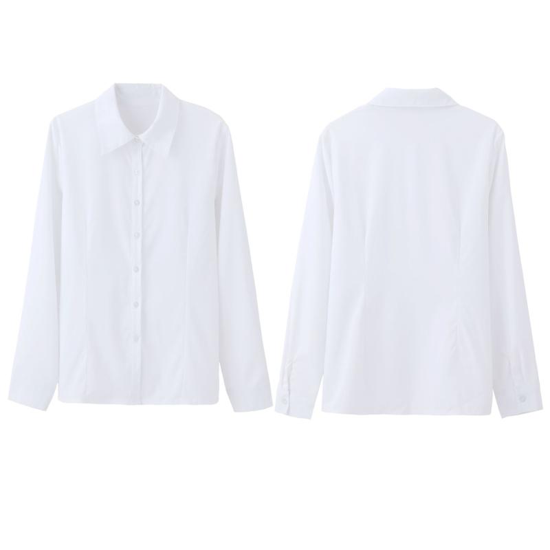 shirt in cotton poplin Blanc | Womens Shirts And Tops