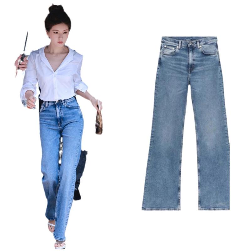 Straight Jeans in Benjamin Blue Denim Benjamin Blue | Womens Denim