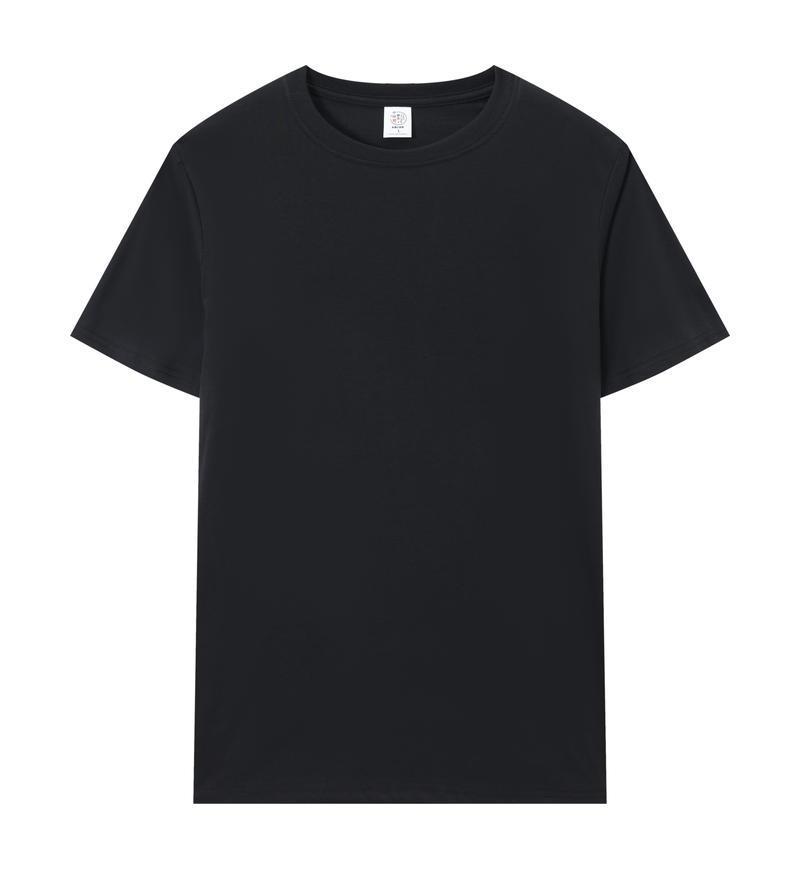 T-Shirt Cassandre in Silk Wool Black | Mens Jersey