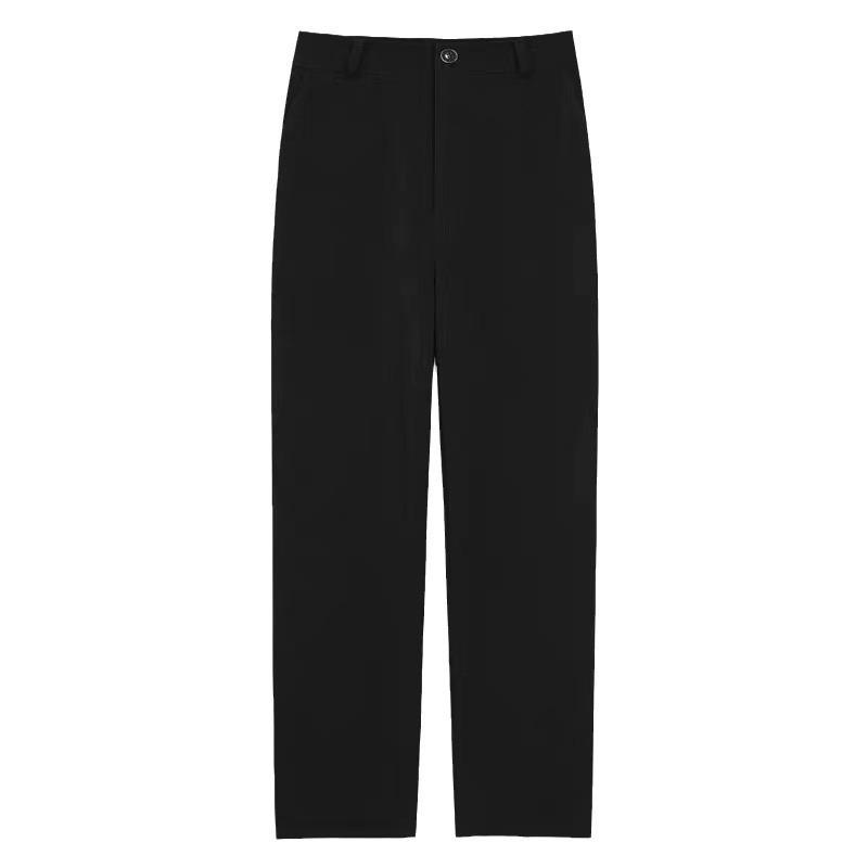 Tailored Pants in Velvet Noir | Womens Jackets And Pants