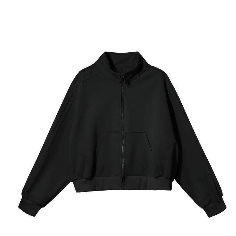 Teddy Jacket in Twill Black | Mens Outerwear