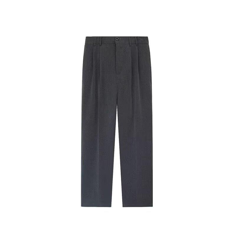 wide-leg pants in cashmere Anthracite | Womens Jackets And Pants