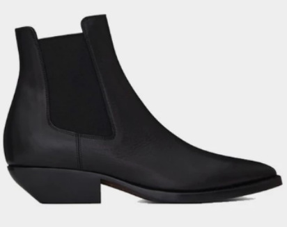 Wyatt chelsea boots in smooth leather Brun Fonce | Mens Boots