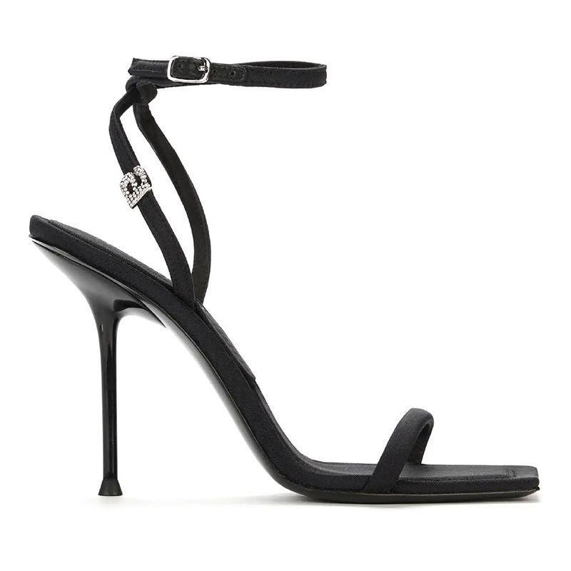 LEE sandals in glazed leather Black | Womens Sandals