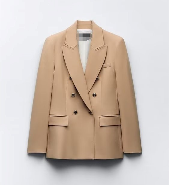 Jacket in Wool Gabardine Beige | Womens Jackets And Pants